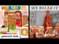 Building Giant Gingerbread City + MELTING IT! | WE BUILD IT WE BREAK IT