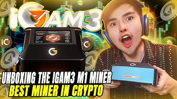 UNBOXING THE IGAM3 M1MINER - Earn Rewards Thru The Ultimate AI-Powered DePIN Platform