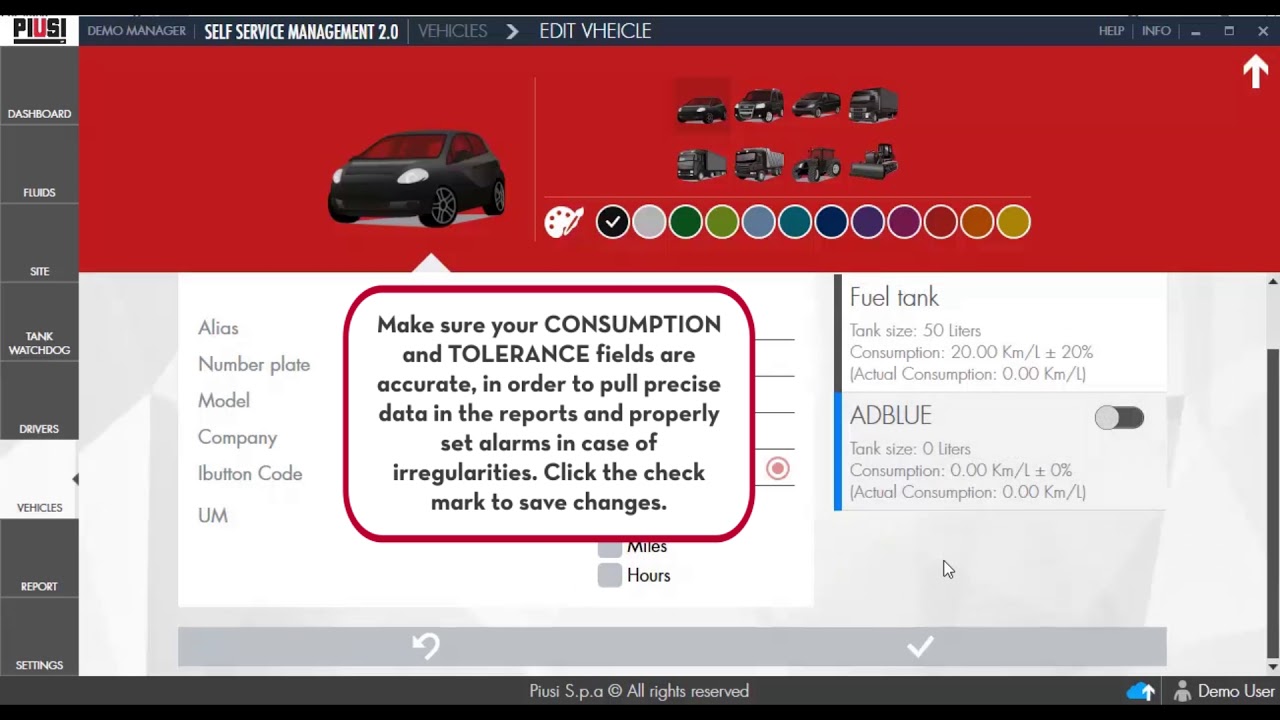 PIUSI | SSM2.0: How to register Drivers and Vehicles