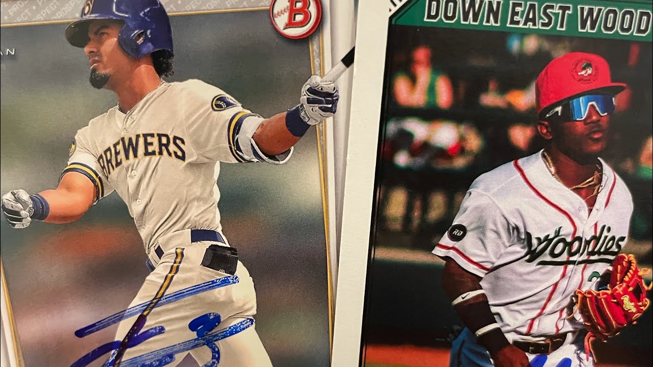 In Person Autographs At Minor League Baseball Game With Down East Wood