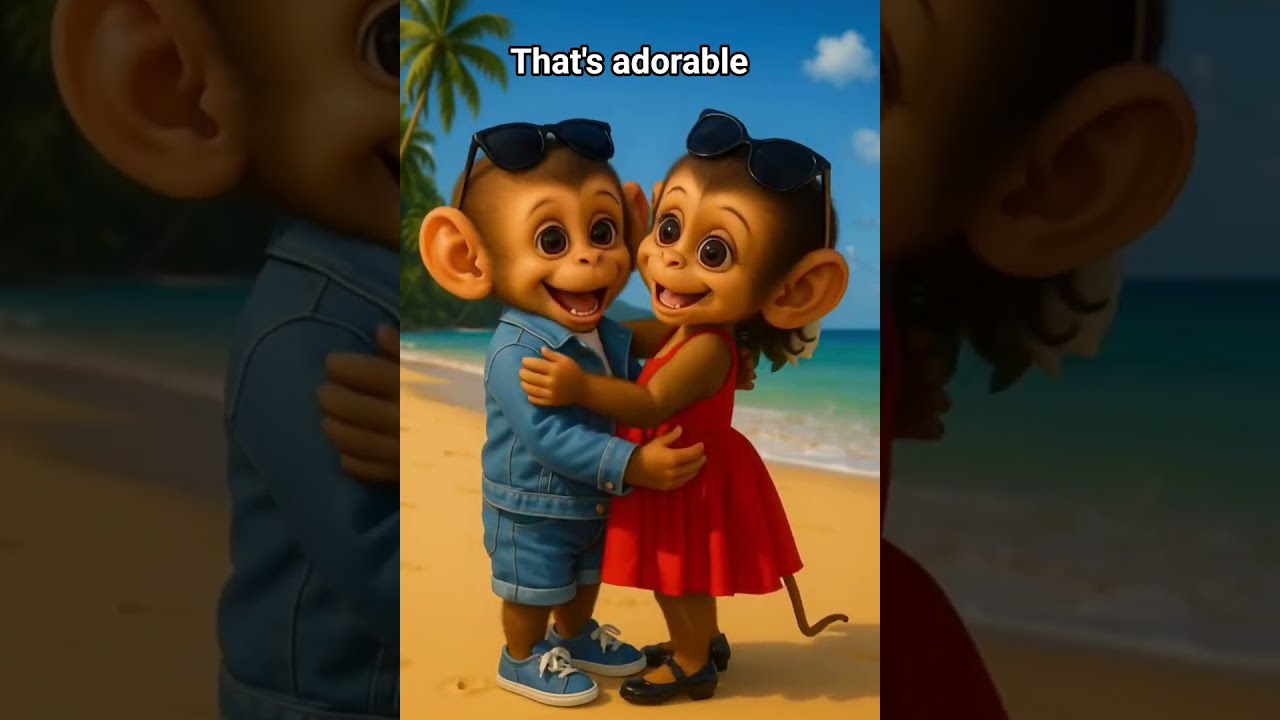 He Brought Flowers She Drama Monkey Viral 2025shorts Monkeysr Funny Ai