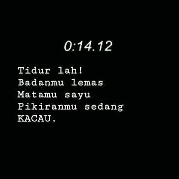Story wa.  Pikiran lagi kacau
