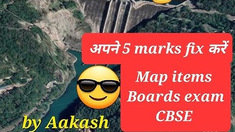 Map  | class 10th | Board | S st. CBSE | map items | Geography | Water | Dams | Agriculture | Soil |