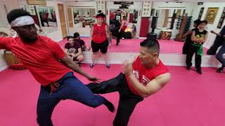 Kung Fu Advanced Sparring - Sifu Freddie Lee vs. Mandela - May 6 2023