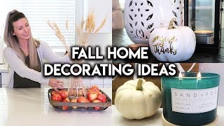 FALL DECORATE WITH ME | KITCHEN DECOR IDEAS