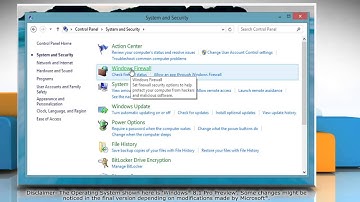 How to allow an app through the Windows® 8.1 Firewall