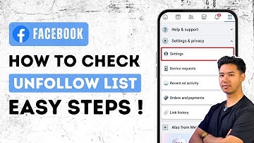 How To Check Unfollow List On Facebook
