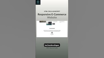 Responsive E-commerce Website Made With HTML CSS & JAVASCRIPT #webcoding#website#template#webdevelop