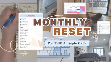 How Hyper Organized People Stay on Track Every Month 😌 Full Life Reset Routine