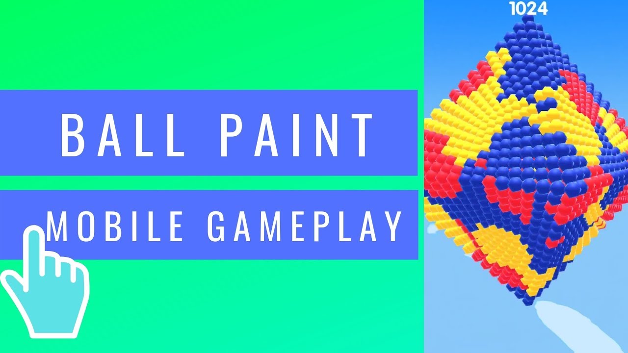 Ball Paint iOS / Android Mobile Gameplay YouTube