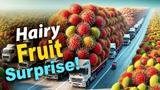 Rambutan Fruit: How to Eat This Hairy Tropical Delight | Taste Test & Facts!