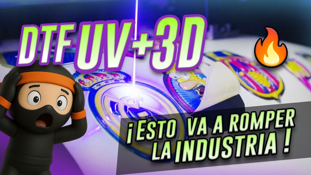 El Negocio Más Rentable 🔥 Parches 3D y Stickers UV | DTF PRO UV
