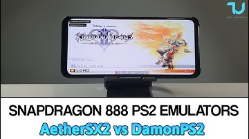 AetherSX2 vs DamonPS2 Pro Kingdom Hearts Re:Chain of Memories Gameplay/Snapdragon 888 Settings 60FPS