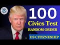 2024 USCIS Official Civics Test Questions &amp; Answers, U.S. Citizenship (One Easy Answer) Random Order