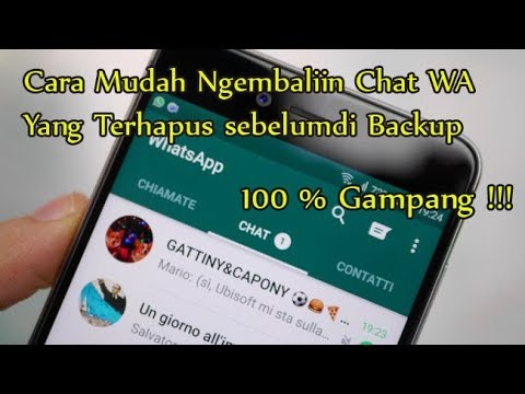 Cara Mengembalikan Pesan Whatsapp Yang Terhapus Dan Belum Di Backup Youtube