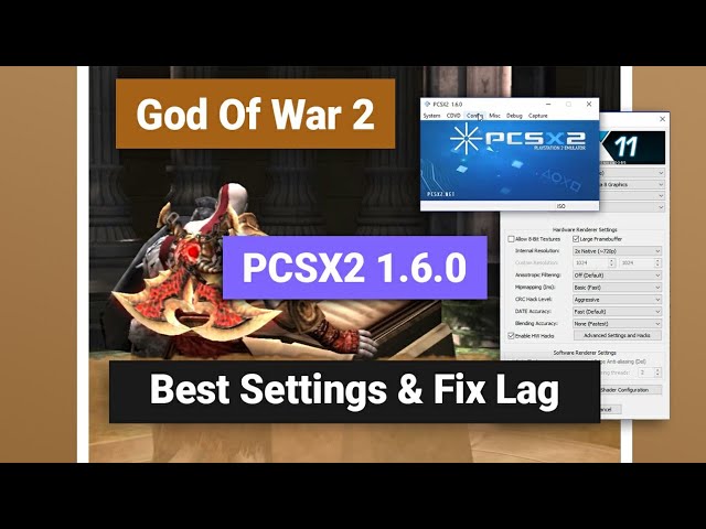 Best Settings for God of war PART 1 PCSX2 (PS2) Low-End PC, Lag Fix, Slow  Mo - Tunnelgist