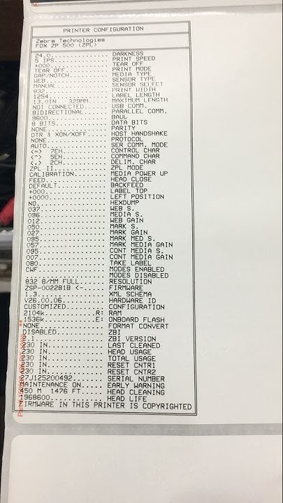 Zebra Thermal Label Printer ZP505 - FOR SALE - YouTube