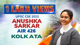 Anushka Sarkar |Rank - 426 - Ias 2023, Upsc Cse 2023 | Topper Mock Interview | Apti Plus