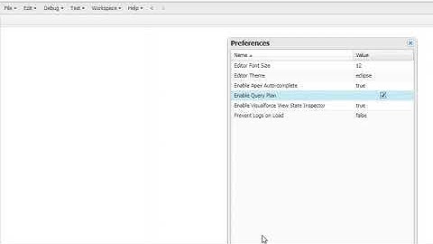 Enable Query Plan in Salesforce Developer Console
