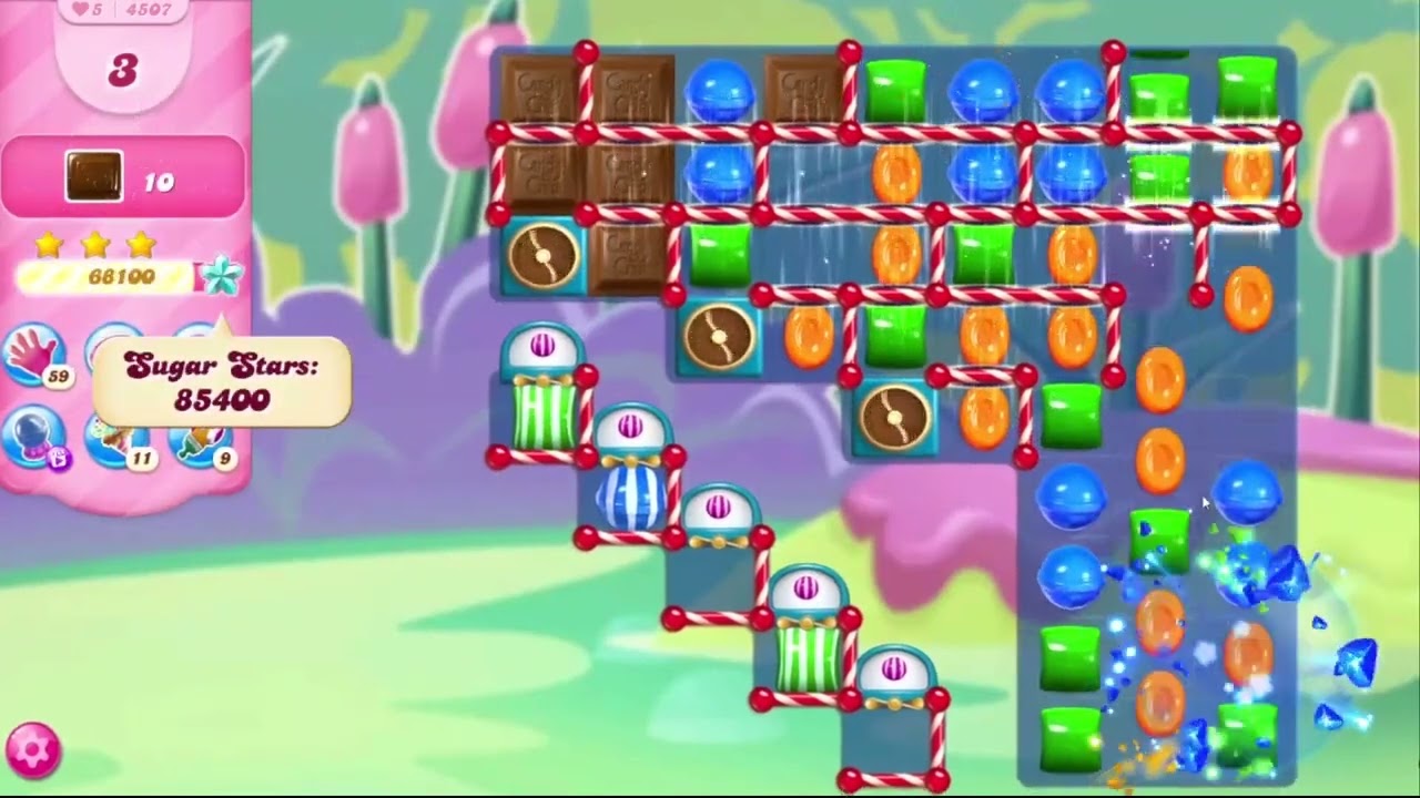 100 Level in 3.5 hours || Candy crush Level 4501 - 4600 || No HACK No HACK