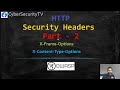 HTTP Security Headers | Part 02