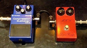 Vintage Boss CS-2 vs Vintage Dyna Comp