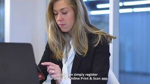 uniFLOW Online Print & Scan Application for Mobile Devices