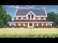 Minecraft | How to Build a Farm House | Relaxing Tutorial