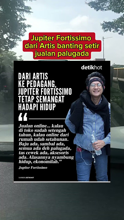 Jupiter Fortissimo banting setir dari artis ke jualan online #selebriti #artis #beritaterkini