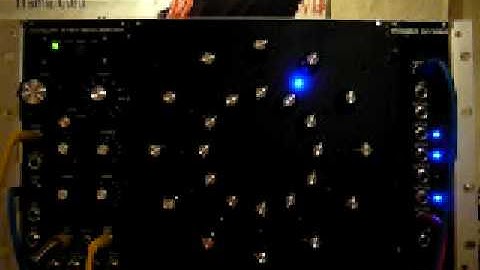 Guitar playing with Bratigel Rotary Analog Step Sequencer