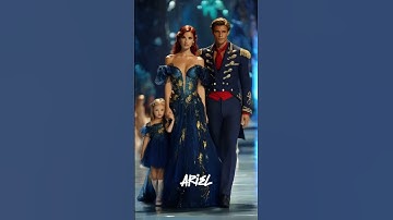 Disney Princess Family Fashion Show #princess #disney #family #aiart #fusion #fashion