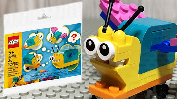 Build Your Own Snail - Speed Build【LEGO 30563】