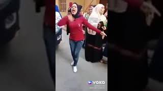 رقص محجبة علي مهرجان حمو بيكا
