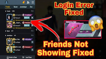 Bgmi Login Error And Friend List Not showing Problem Solved🔥OMG i Got Best Hoverboard in BGMI