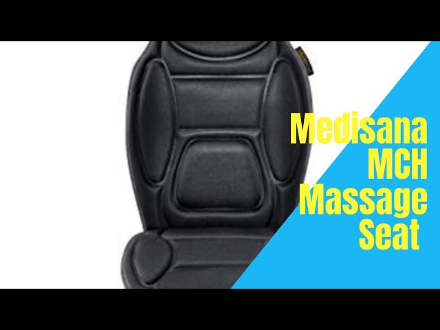 Medisana MCH Massage Seat Cushion with 4 Spots, 5 programmes (Ideal for Car  or workplace) - YouTube