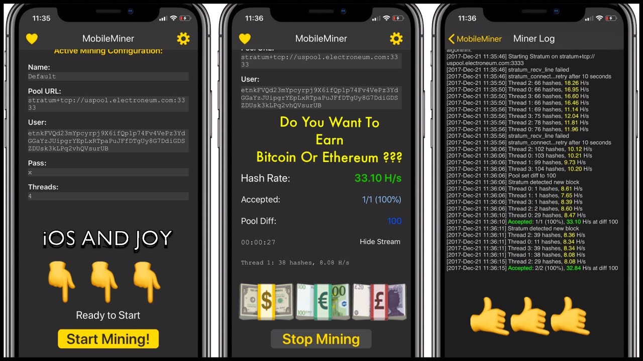 bitcoin miner ios review