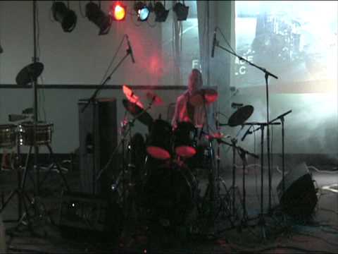 Drummer Jon Broberg at the Jobeky Drum Show 2010 -...