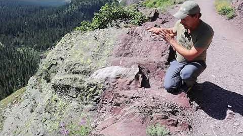 Slickensides in the Grinnell Formation