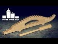 Making the crocodile, a percussion musical instrument Making the crocodile, a percussion musical instrument