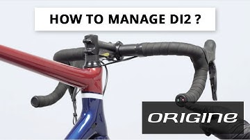 How to manage Shimano DI2 shifting modes and battery level? | Origine - How to videos
