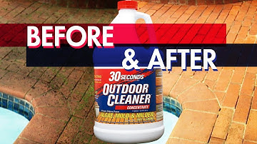Before & After 30 SECONDS Outdoor Cleaner