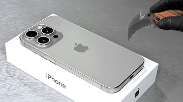 iPhone 15 Pro Unboxing in 2025 + Screen Protector Applying - Aesthetic ASMR