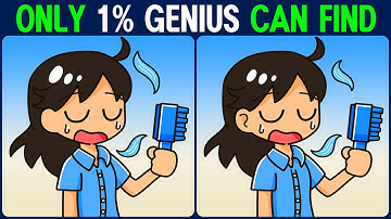Brain exercise quiz! Find the difference between! │ Improve your concentration!