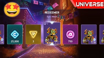 Redeemer Event Crate Rush ✨ | Redeemer | Event Crate Rush | The Universe Gamerz | Mech Arena