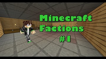Minecraft Factions #1 | Building a Base
