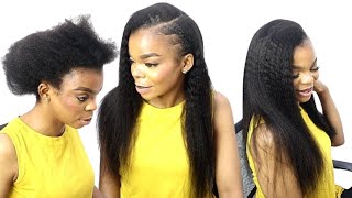 10 Minute Install On Natural Hair | New Upgraded Seamless Clip Ins | Likablewig