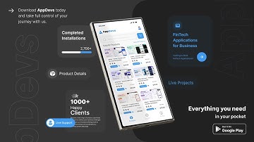 AppDevs App Launch | Discover | Purchase | Get Support Instantly | Android Version