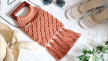 DIY Macramé Bag Tutorial | Step-by-Step Handmade Boho Purse for Beginners