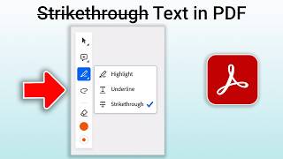 How to Strikethrough Text in PDF with Adobe Acrobat