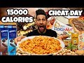 15000 Calorie Challenge - Relax Cheat day - MAN VS FOOD